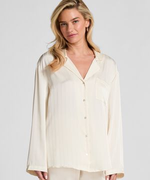 Satin Pinstripe Jacket