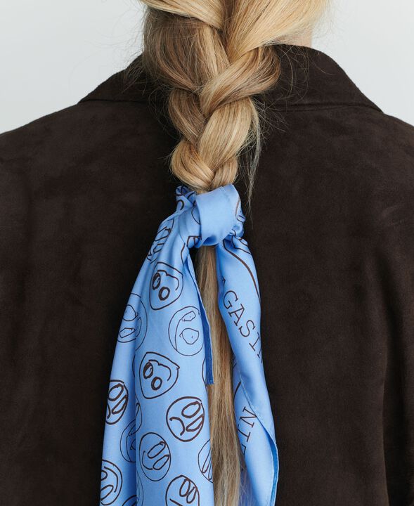 Røde Kors tørklæde - 53x53cm - 100% Silke