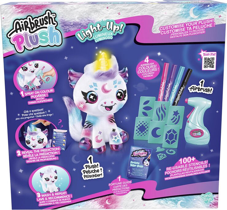 Airbrush Plush Cosmic Unicorn