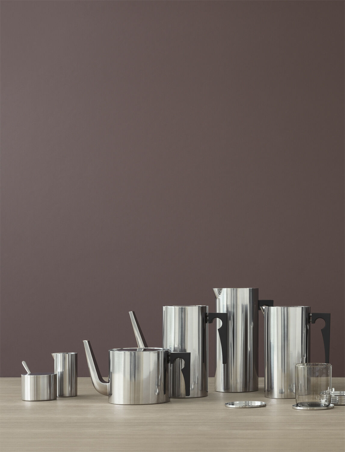 Arne Jacobsen presskanne 1 l. steel