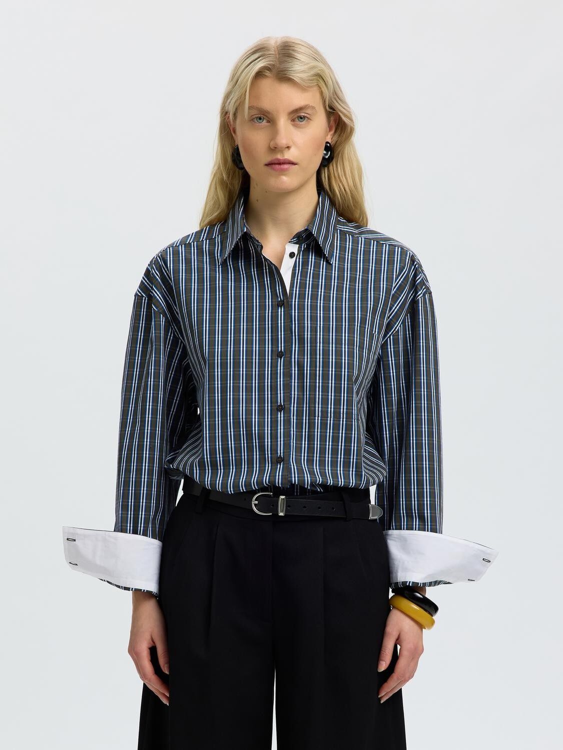 Slweden Oversized Ls Pocket Shirt