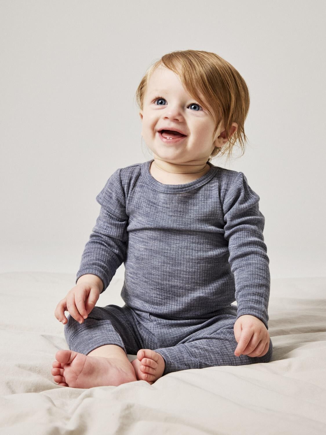 Nbnwax Wool Rib Ls Body Noos