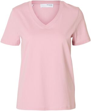 SLFESSENTIAL SS V-NECK TEE NOOS