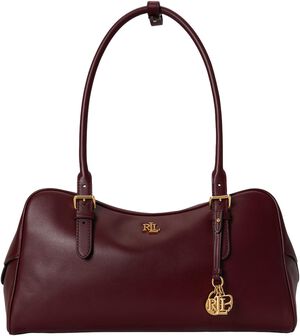 Leather Large Marcy Zip Satchel
