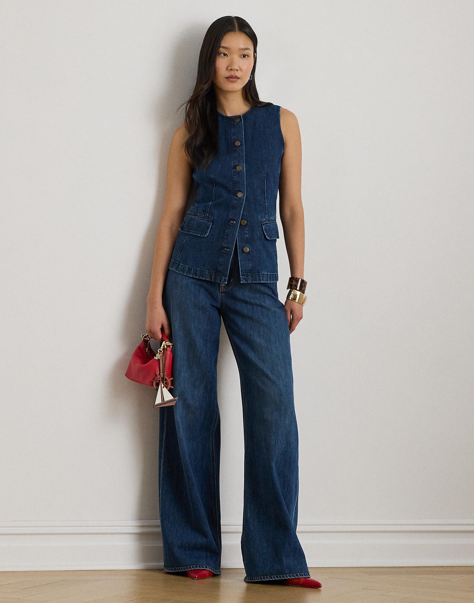 LOW STR DENIM-WVN-SHIRT