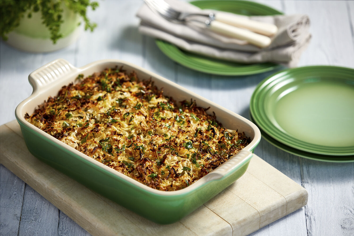 HHeritage Rekt Fad 31/26 cm Bamboo Green