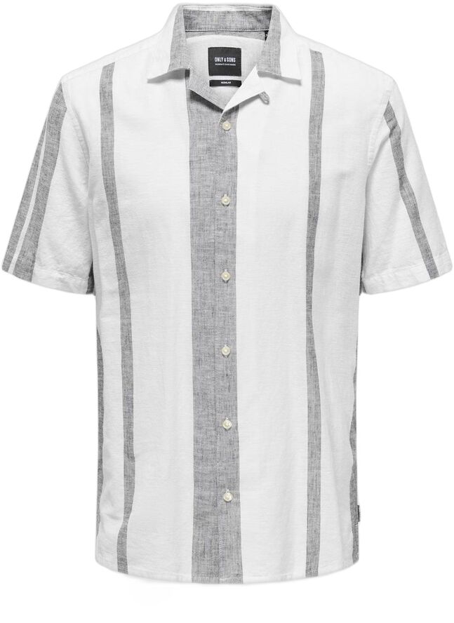 ONSCAIDEN LIFE STRIPE LINEN RESORT