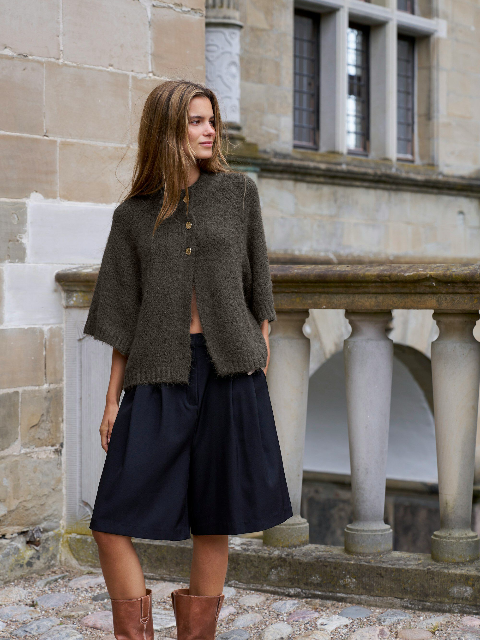 Benuta Fluffy Knit Cardigan