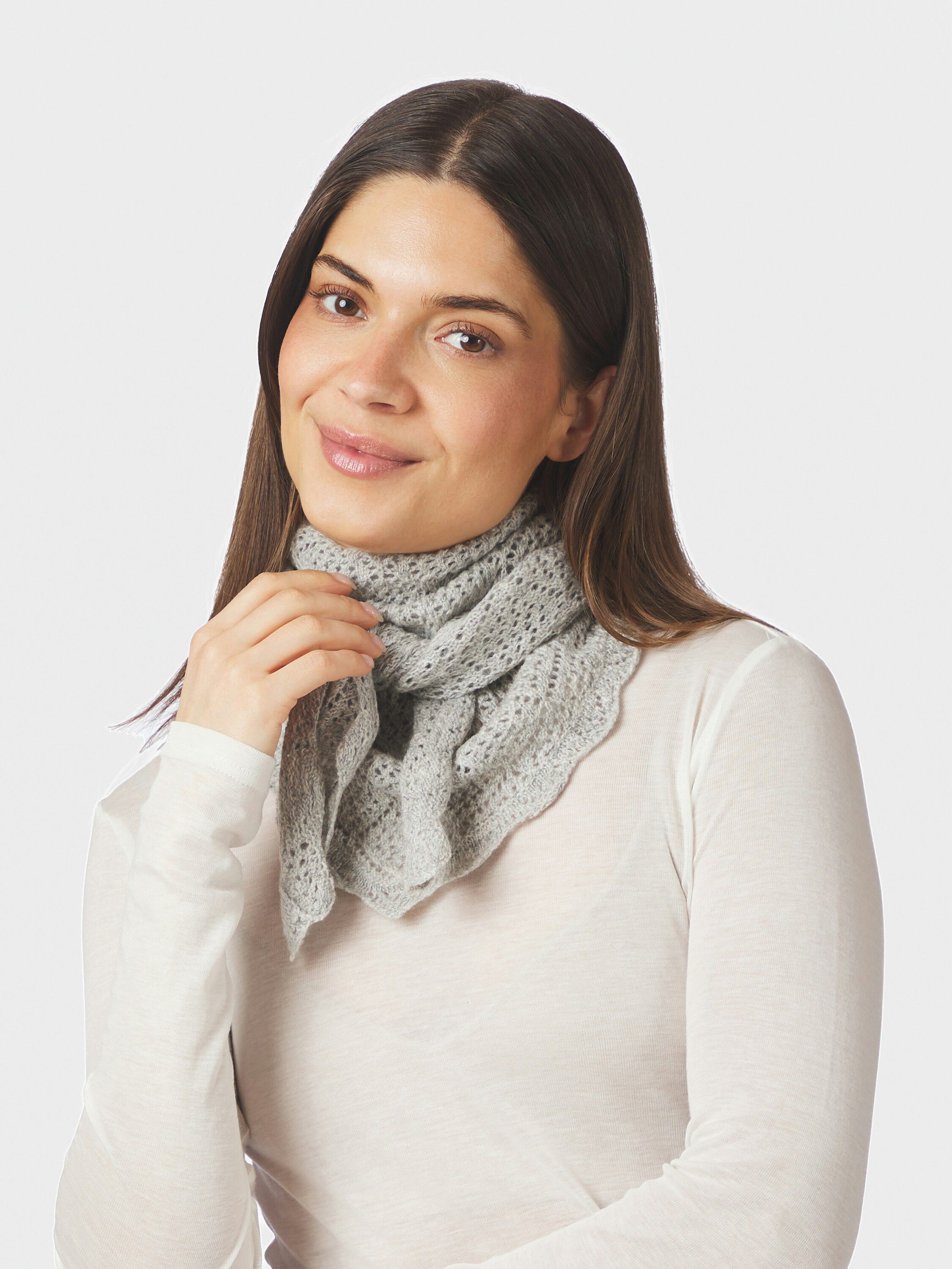 Misty Medium Pointelle Scarf