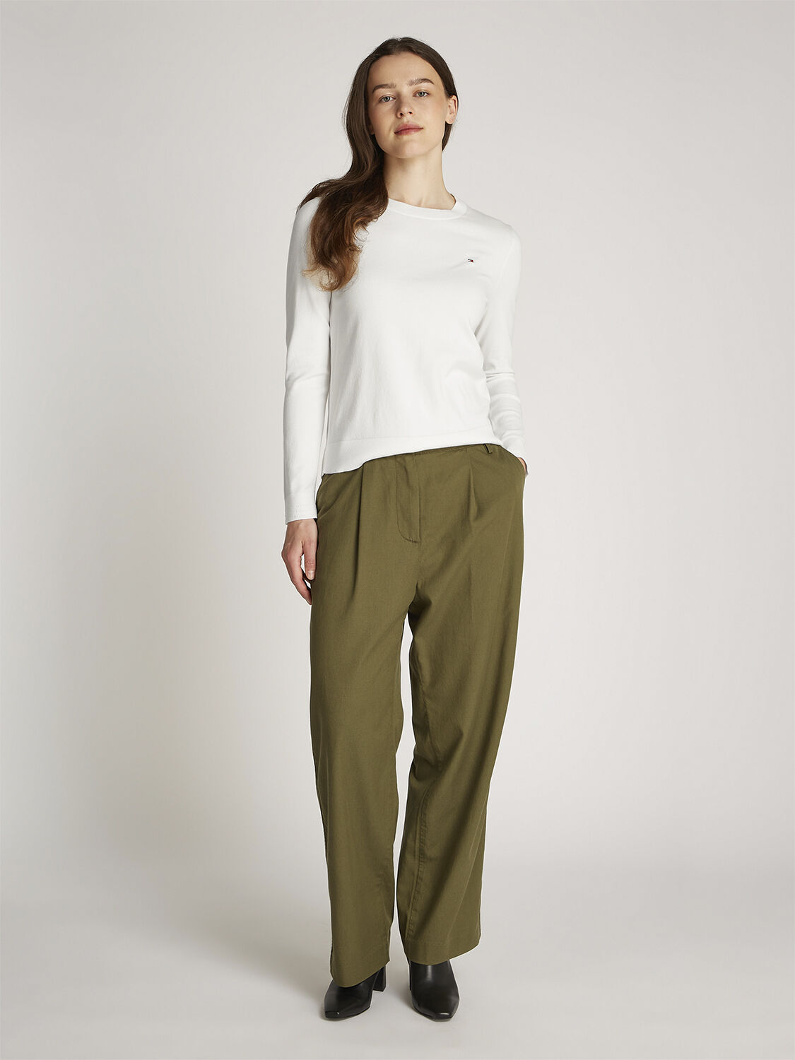 CO JERSEY STITCH C-NK LS SWT