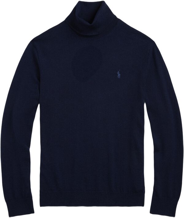 Washable Wool Turtleneck Sweater