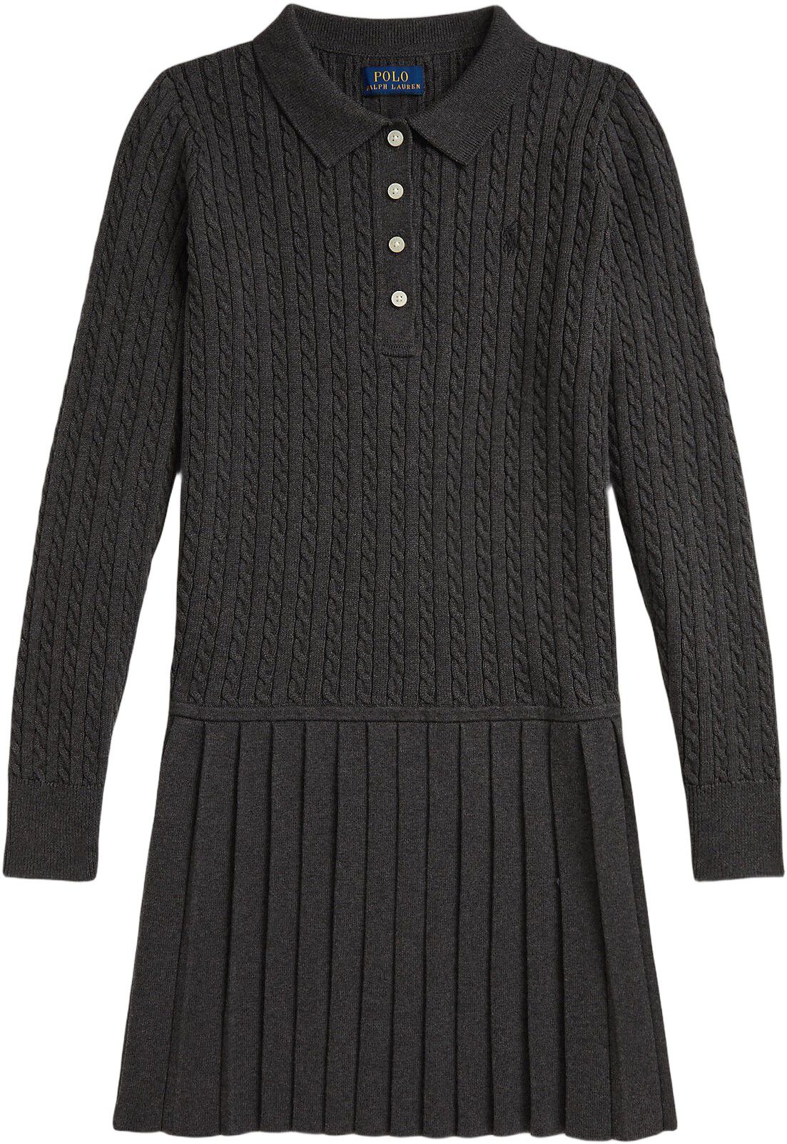 Mini-Cable Polo Sweater Dress Teen