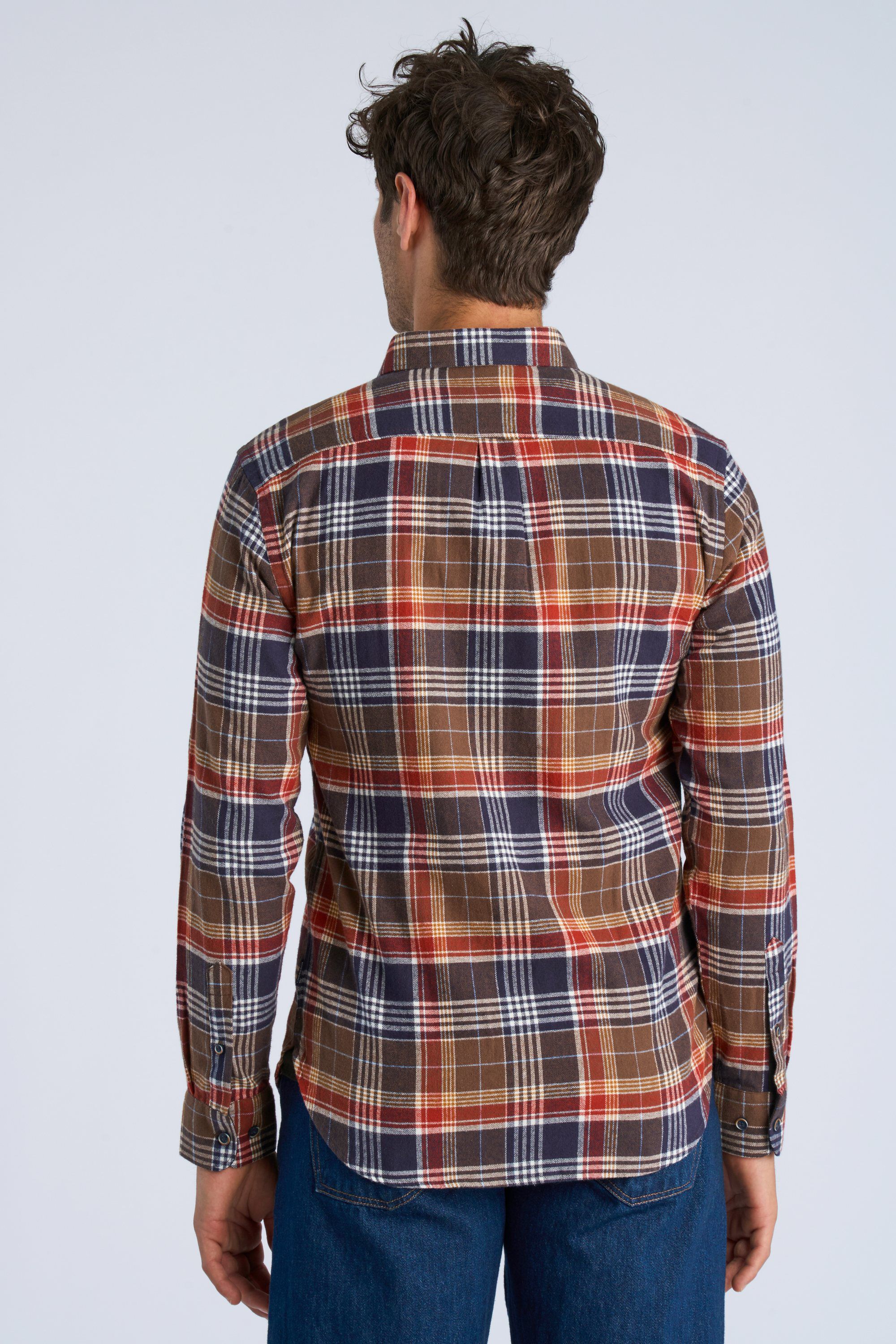 Large checked shirt L/S
