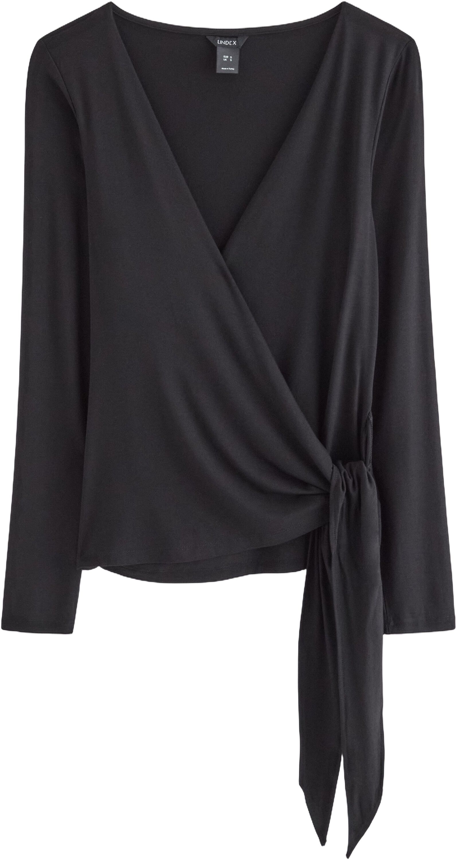 Omlottblus i mjuk viskos med avslap