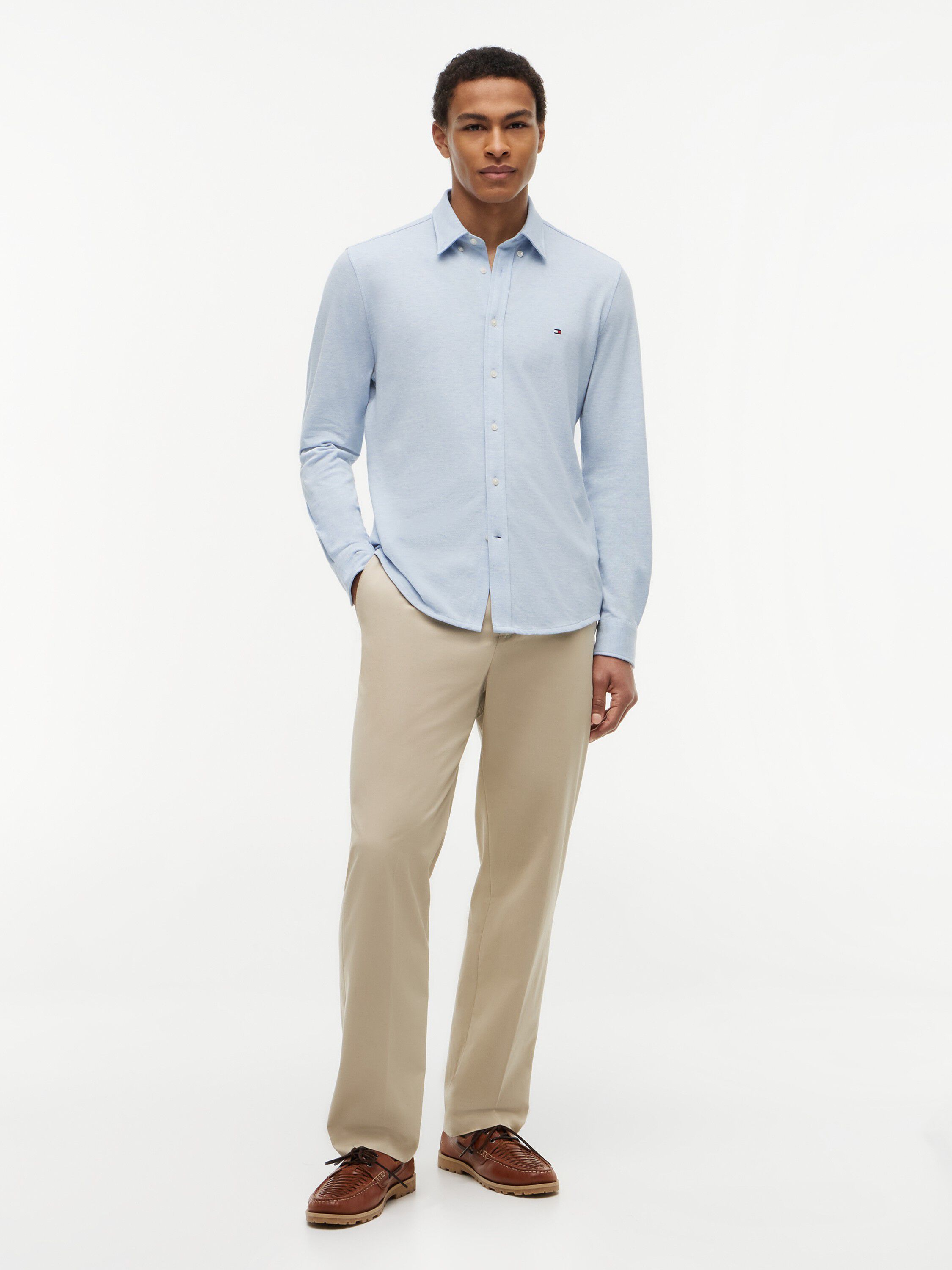 KNIT PIQUE FEATHERWEIGHT SF SHT