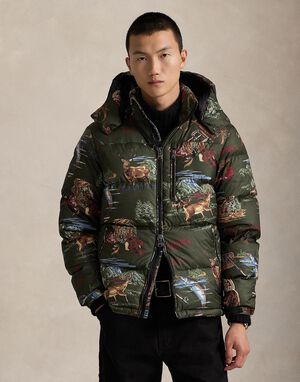30D PRINTED RIPSTOP-GRHM JKT