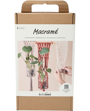 DIY Kit Macramé, Blomsterophæng