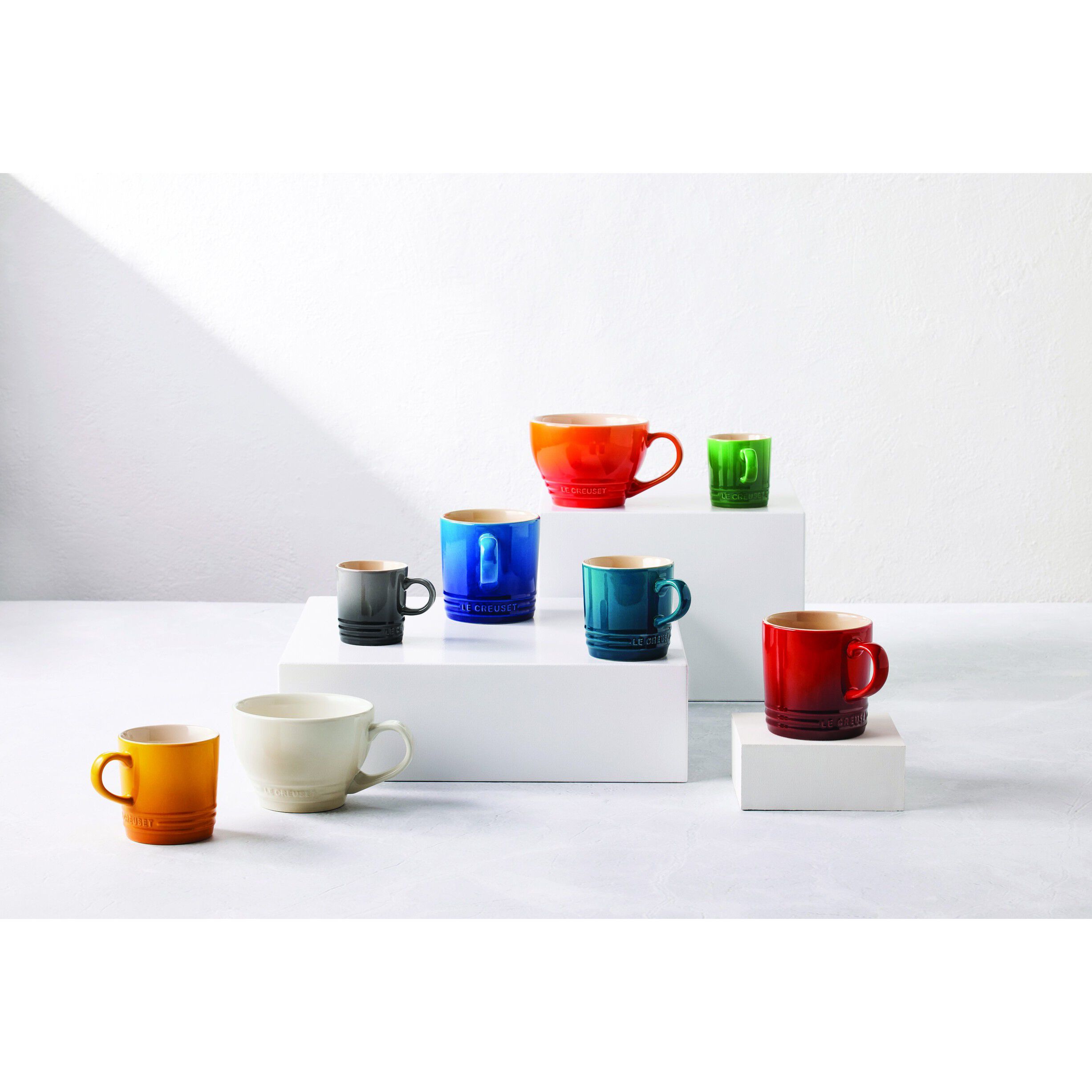 Le Creuset Signature stent&oslash;j jumbokop 400ml Bleu Riviera