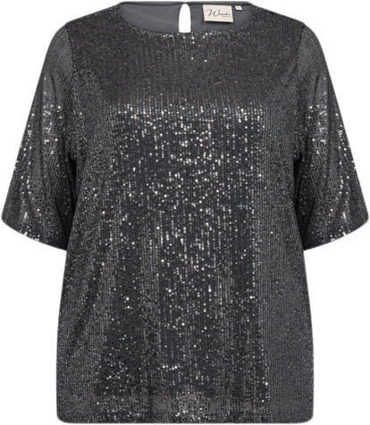 Curvy WA-KATHRINE 1 Bluse M&oslash;rk gr&aring;