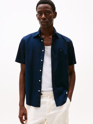 FLEX POPLIN SOLID S/S SHIRT