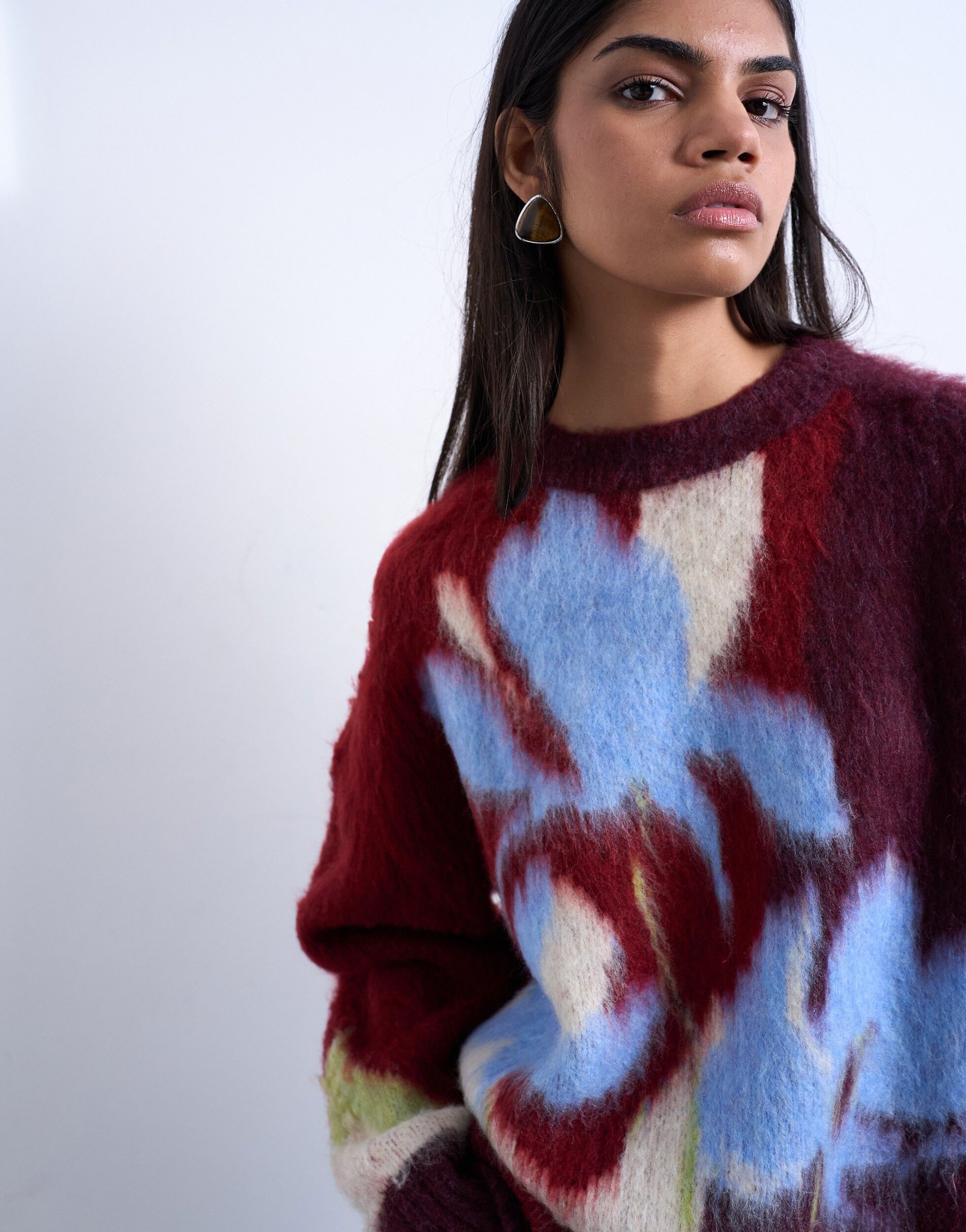 Tsivy Flower Knit Pullover