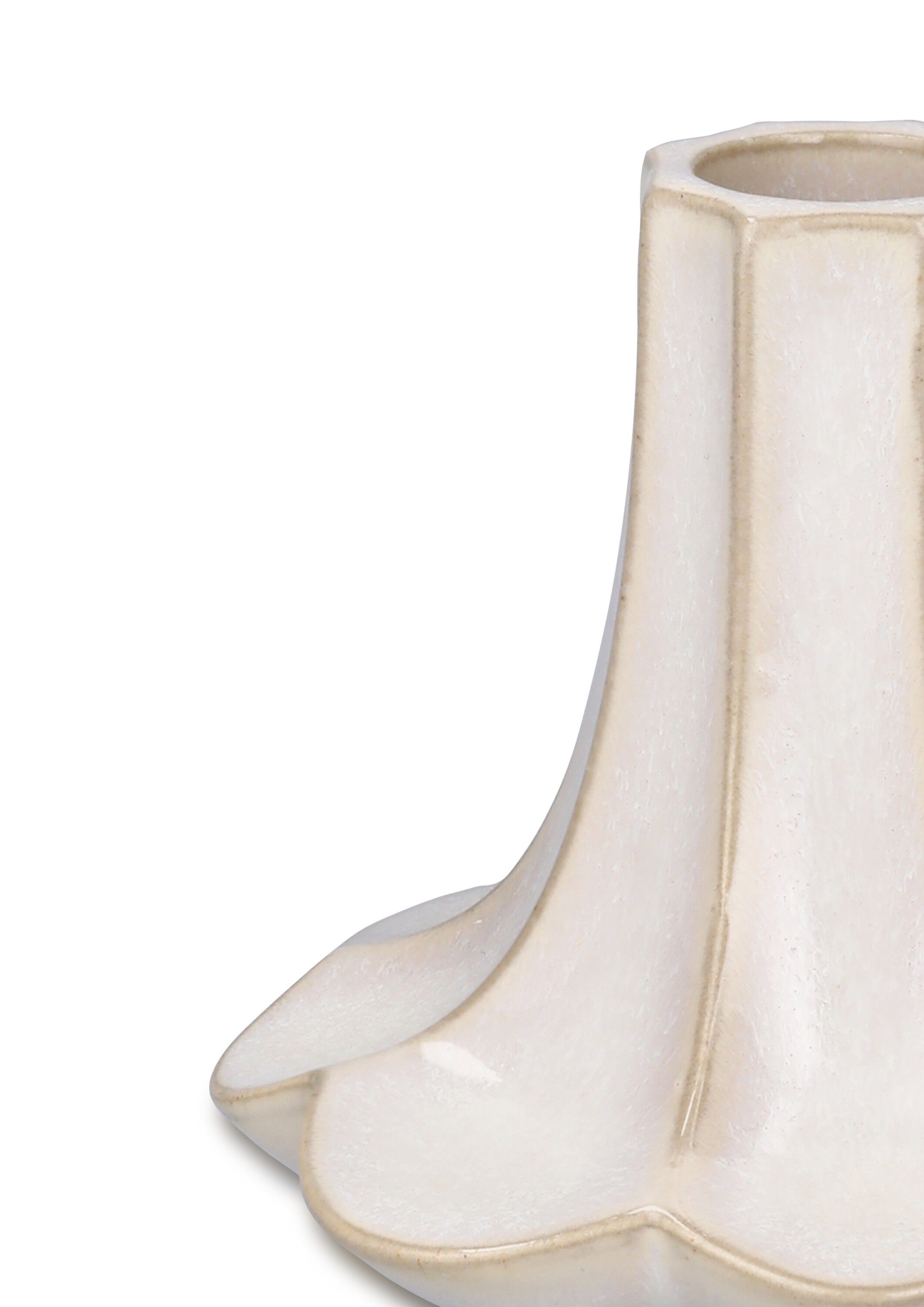 Kantarel Lysestage H10 cm sand