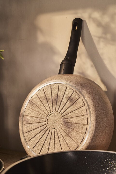 Ledro Stegepande 28 Beige Rund Alu