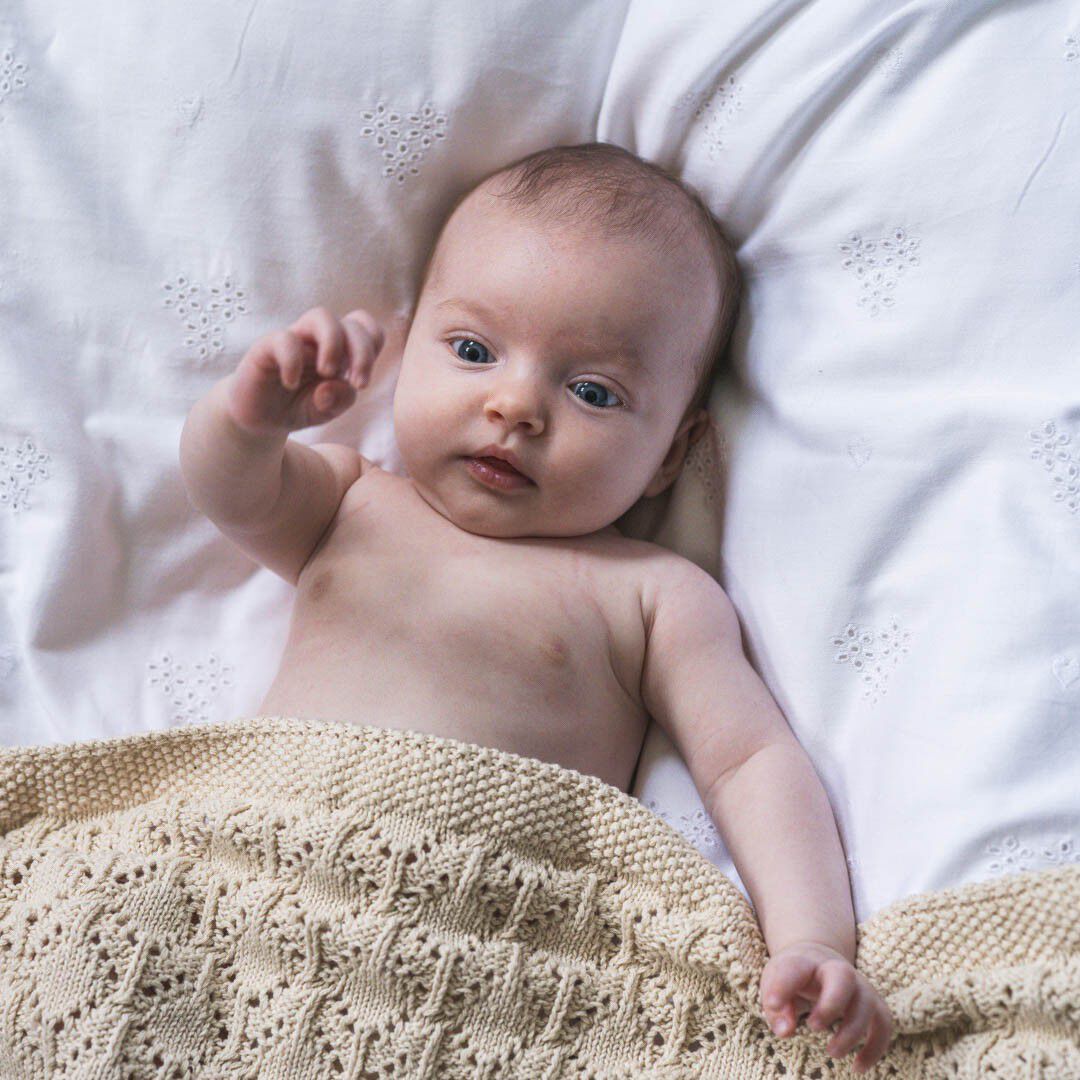 Kala strikket t&aelig;ppe