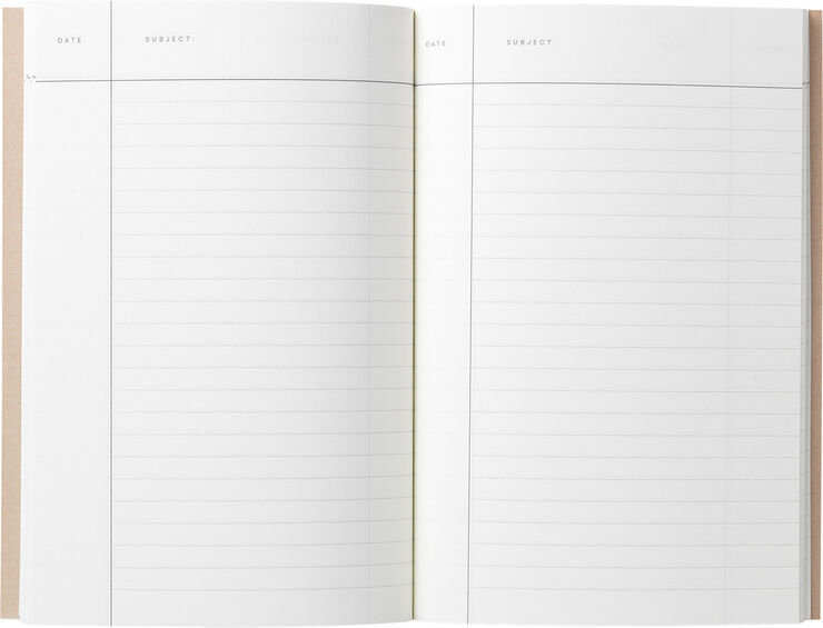 Lille notesbog, røde striber