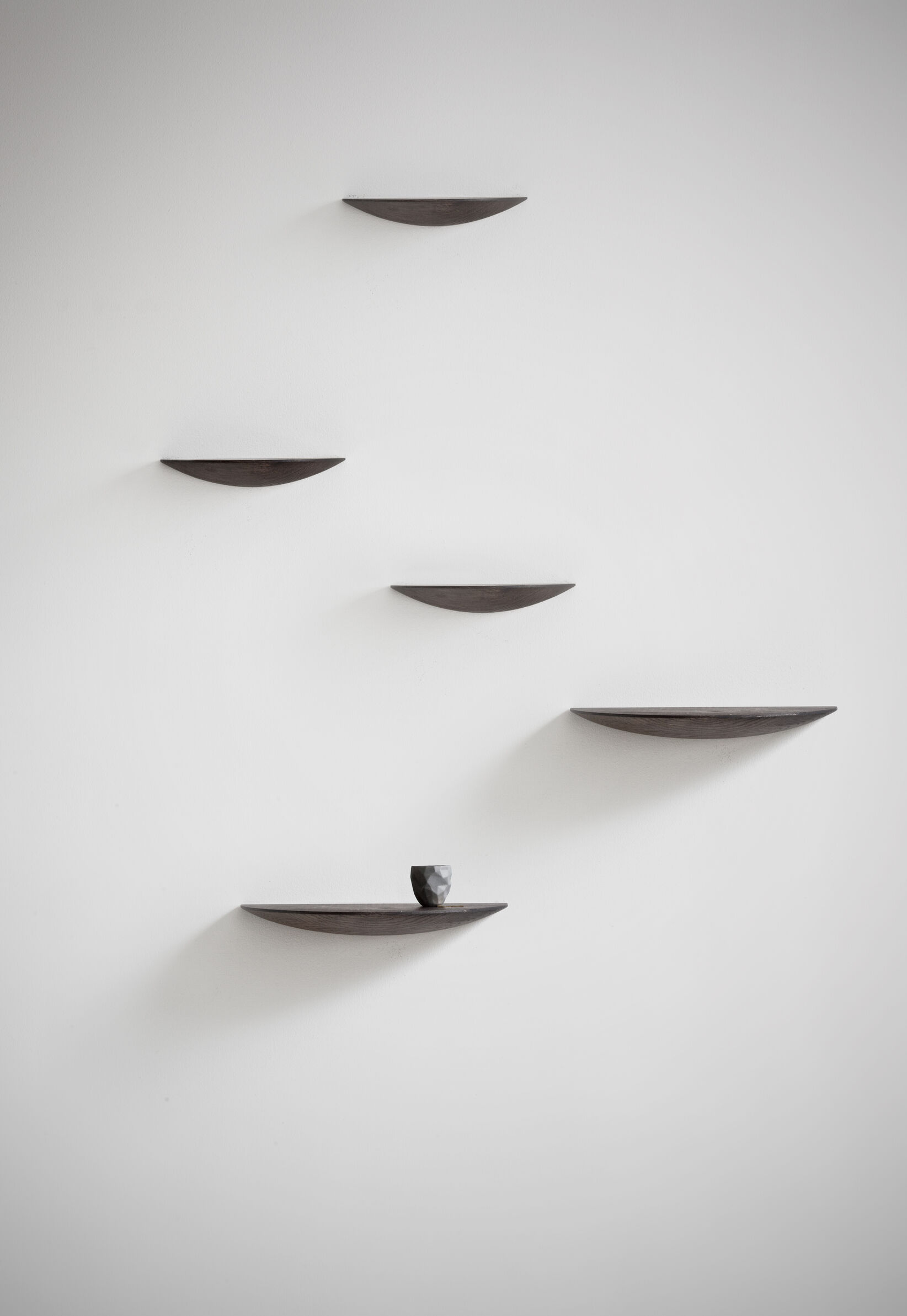 Gridy Fungi Shelf, Small, Natural Oak