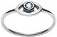 Blue Topaz Eye Ring