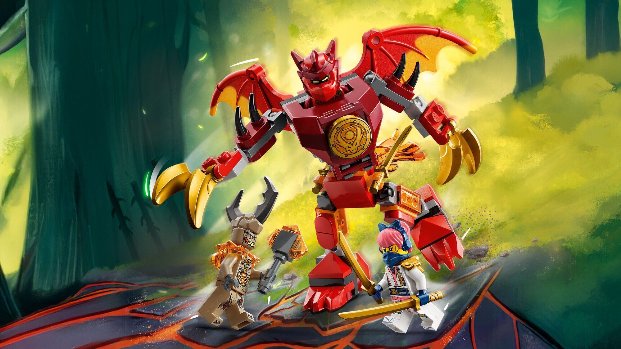 Kais drage-mech - kamppakke 71851