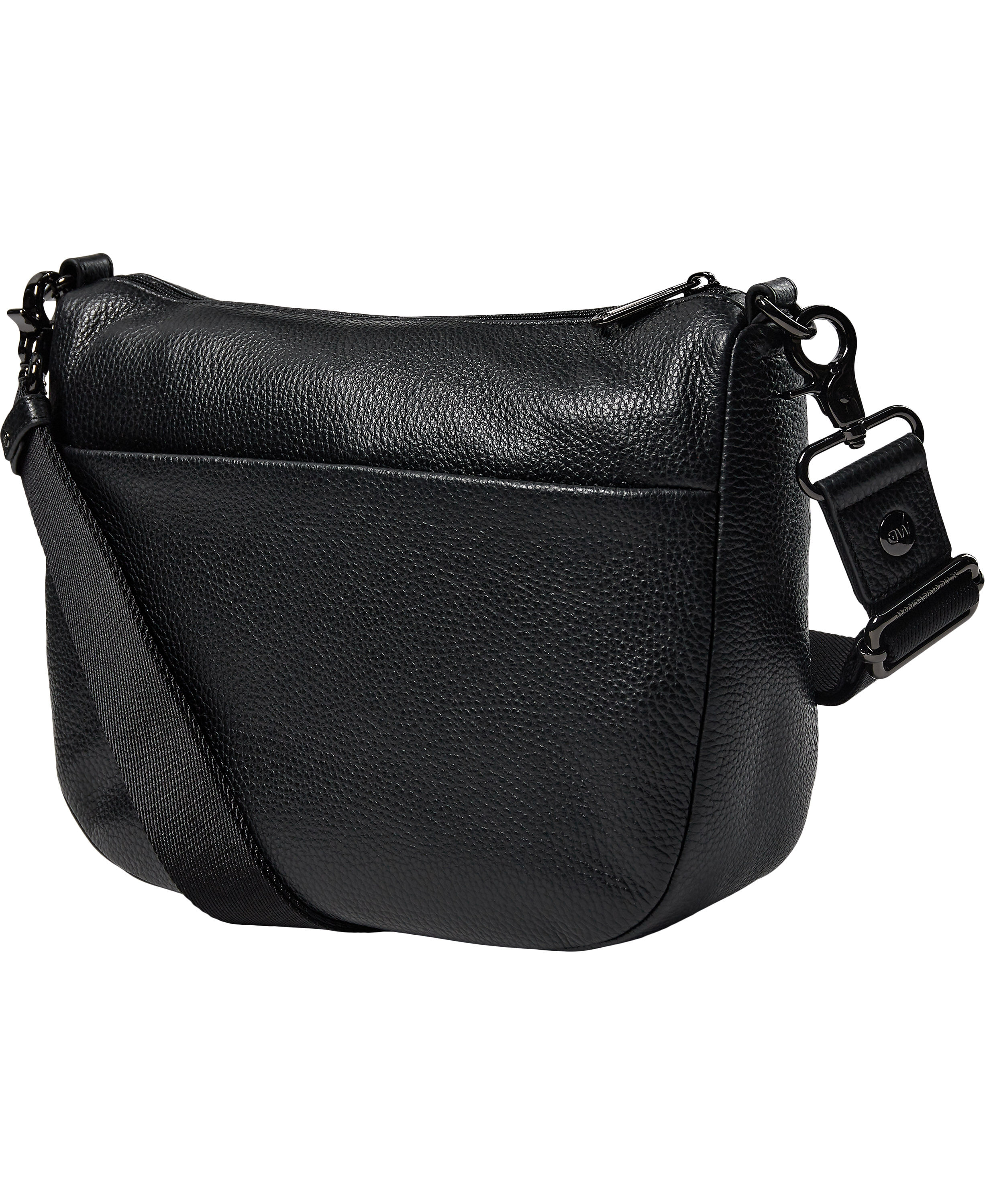 MELLOW LEATHER HOBO / NERO