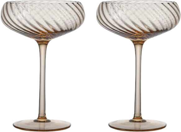 Champagne saucer Opacity 2pcs/set