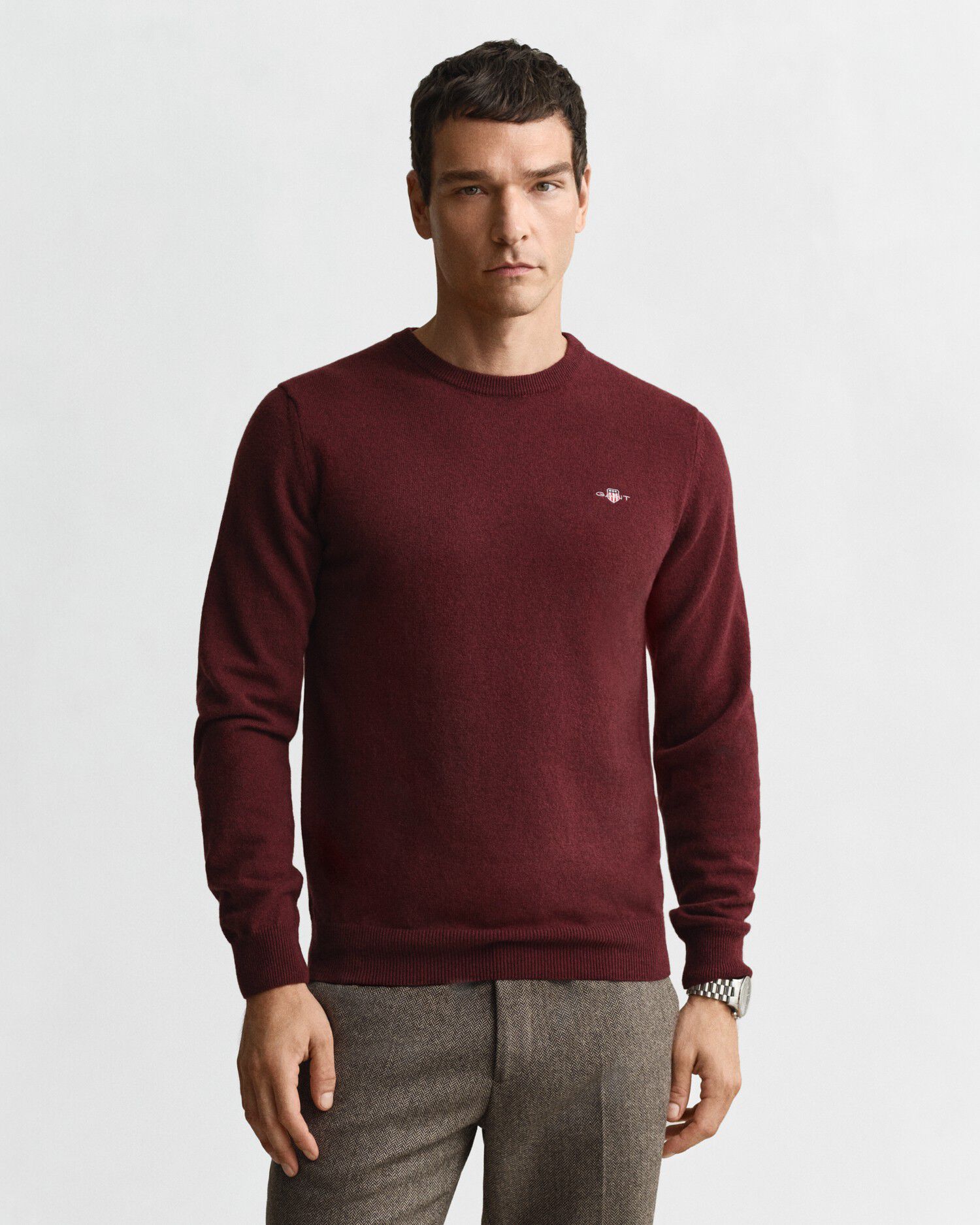 SUPERFINE LAMBSWOOL C-NECK