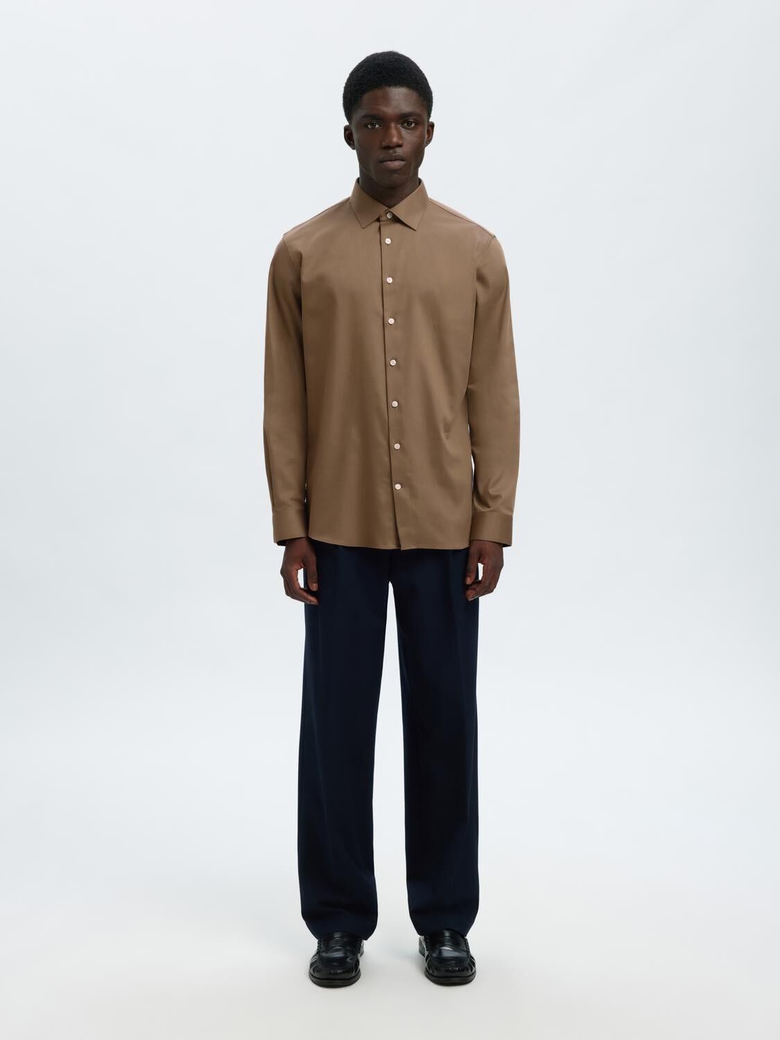 SLHSLIM-PERFORMANCE SHIRT LS NOOS