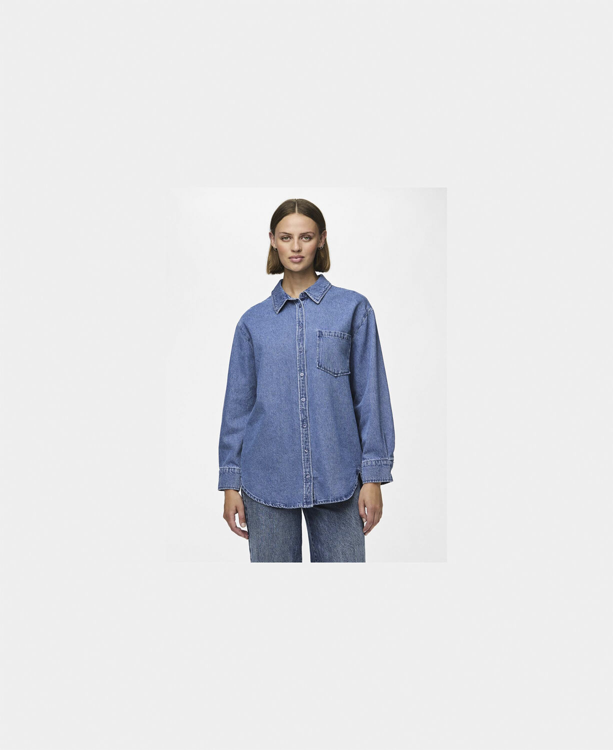 PCMAISIE LS DENIM SHIRT NOOS BC