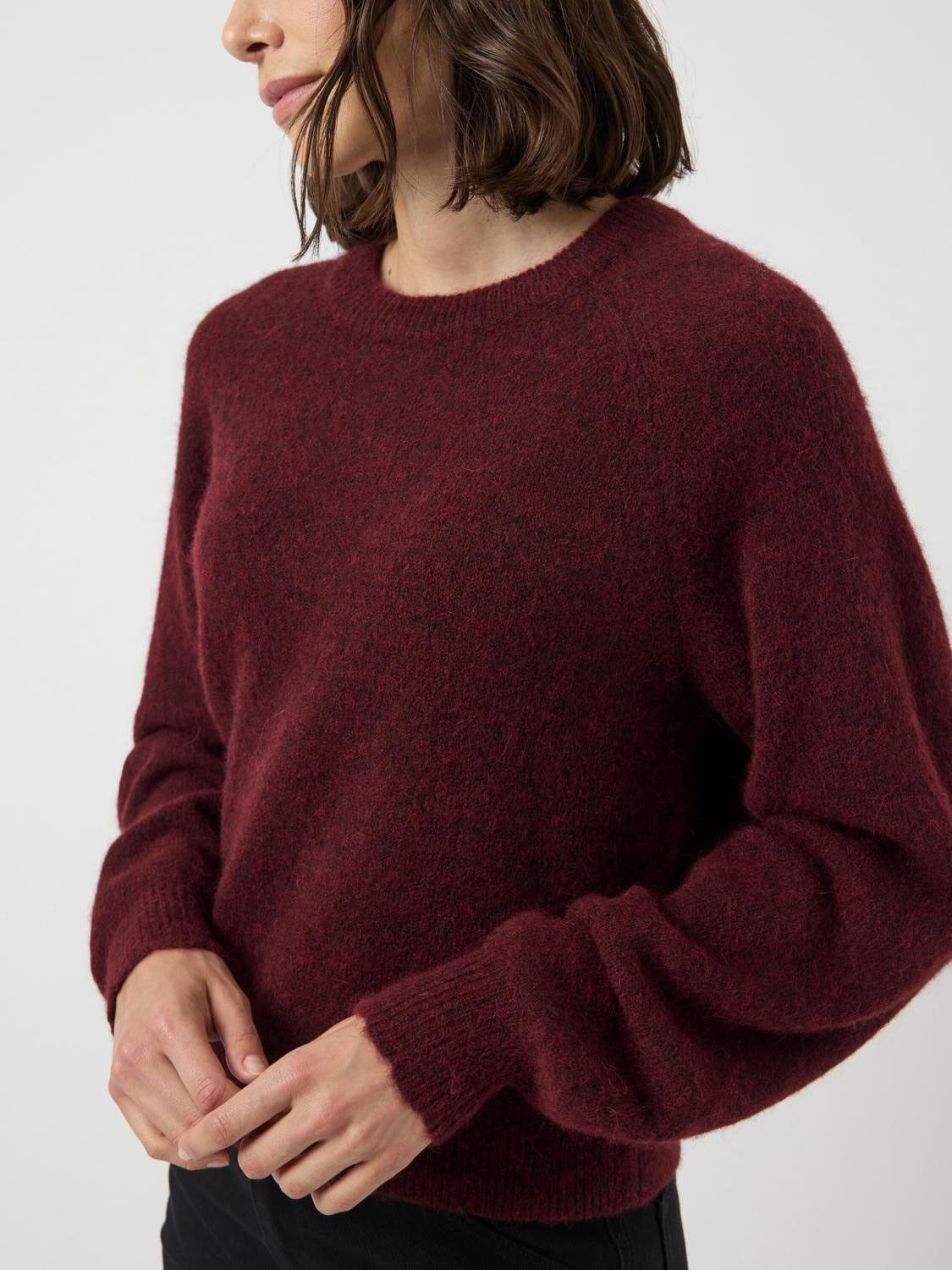 YASJOHI LS WOOL KNIT PULLOVER S. NO
