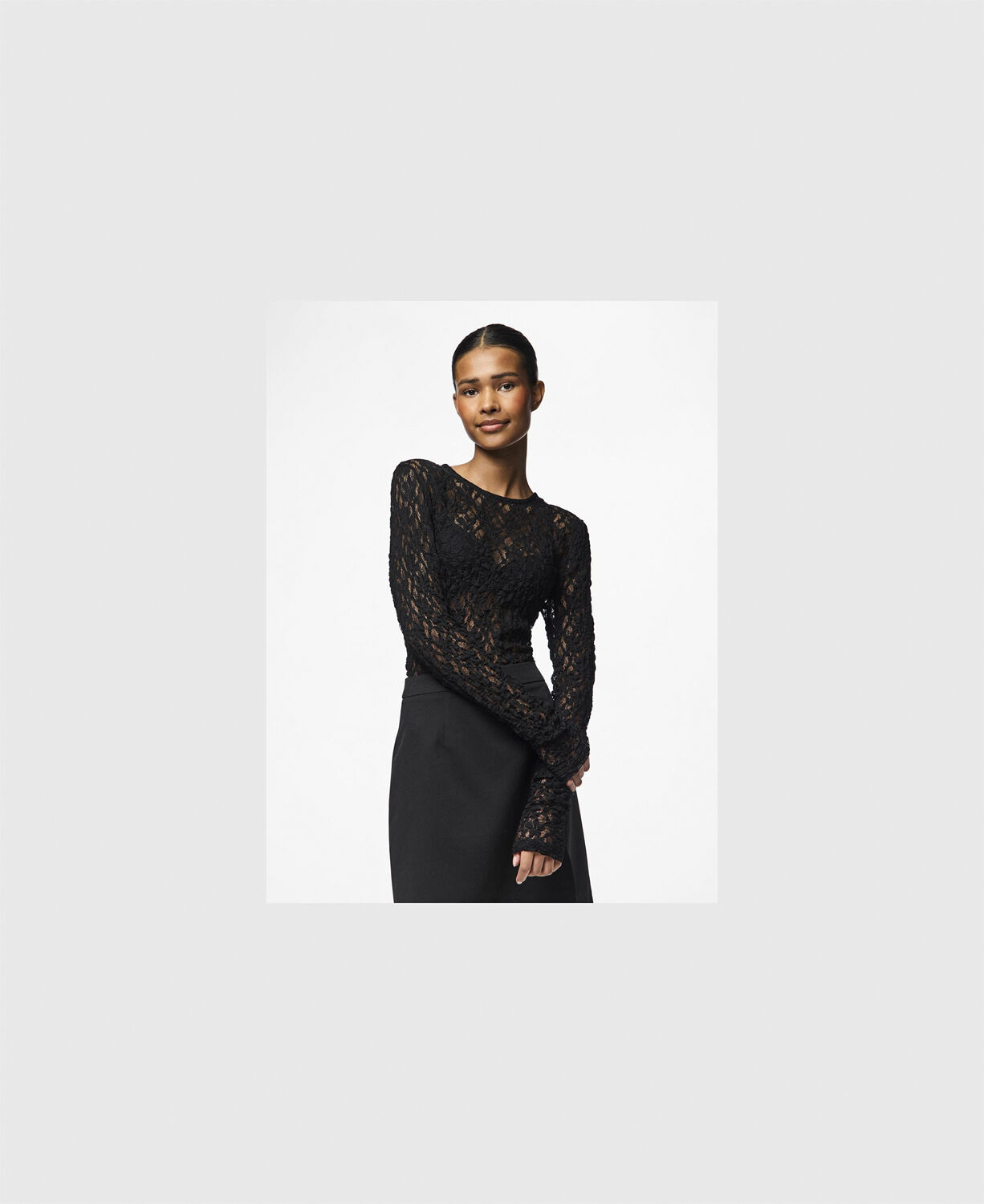Pchazel Ls Lace Top Jrs Noos Bc
