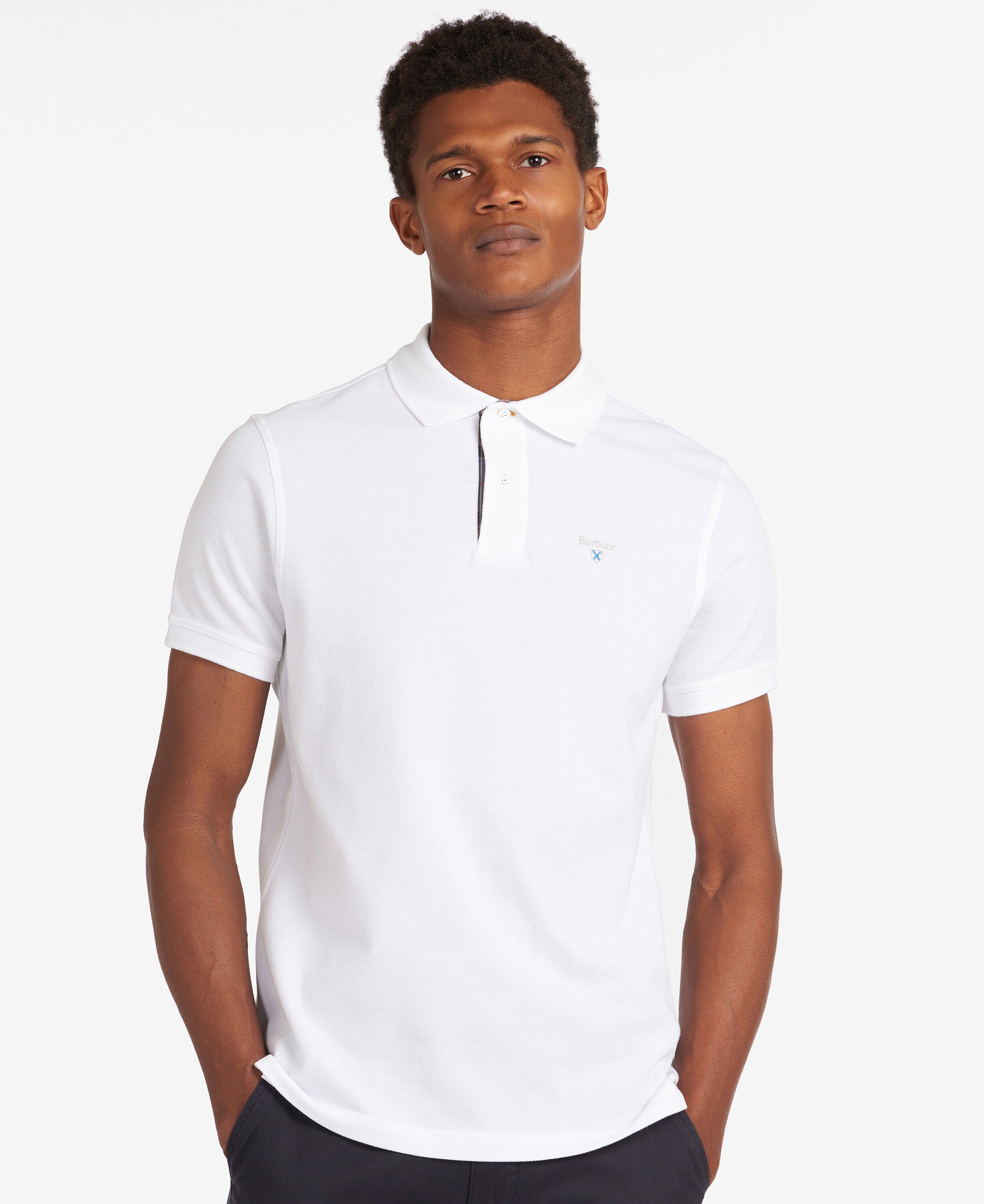 Barbour Tartan Pique Polo Shirt