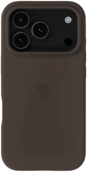 Silicone Case MagSafe Compatible iPhone 17 Pro Chocolate