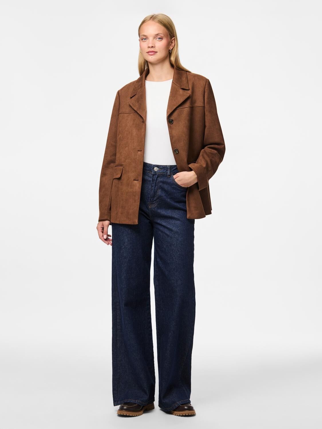 PCRAKEL BRUSHED OUTERWEAR BLAZER