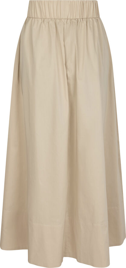 Yara Long Poplin Skirt