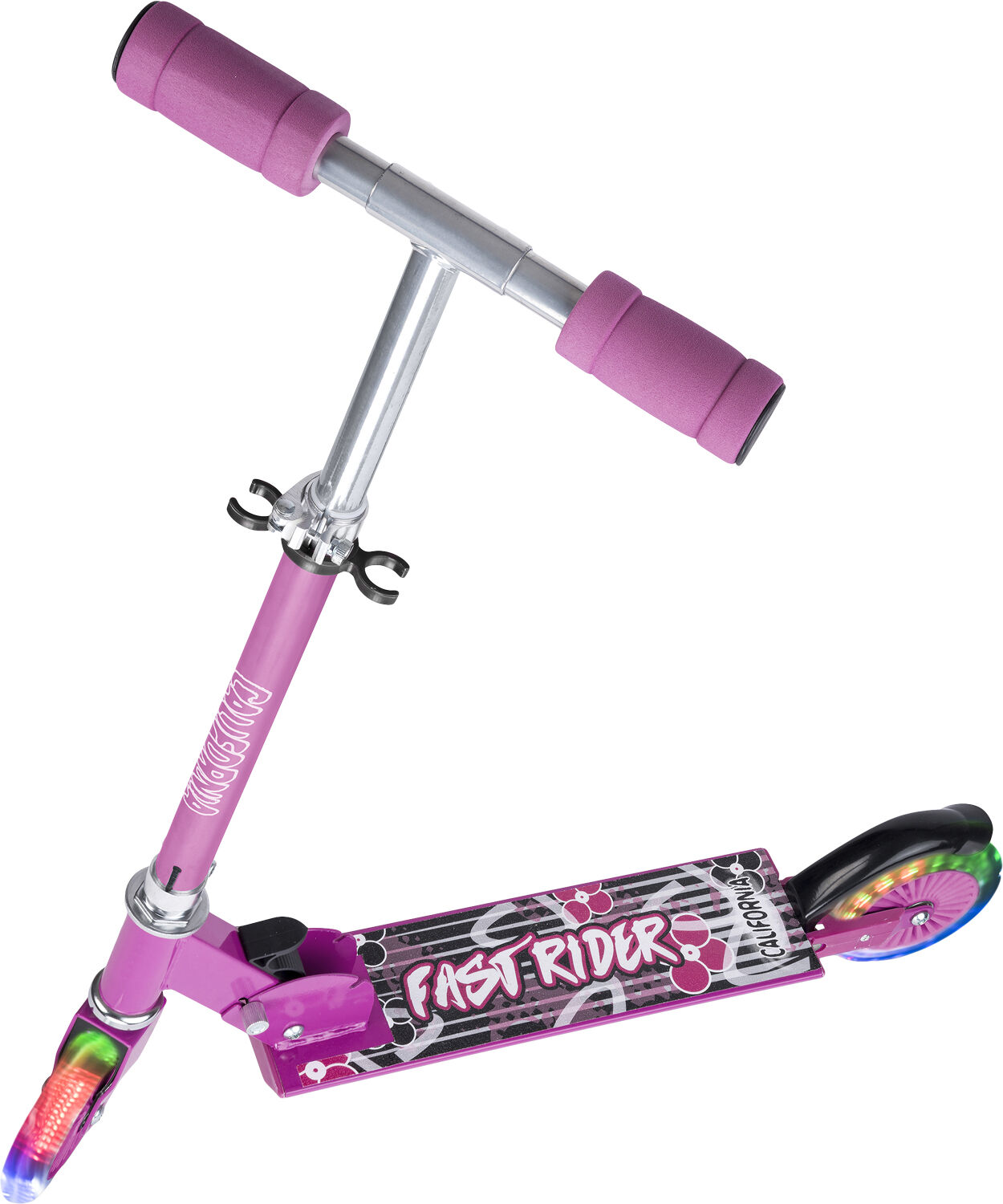 PINK L&Oslash;BEHJUL mLYS I HJUL