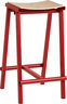 Taburete 8 Bar stool Low Signal red