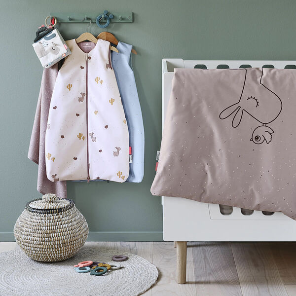 Sengesæt baby INT/DK GOTS Lalee Pudder
