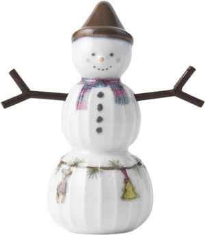 Hammersh&oslash;i Christmas Sn&oslash;gutt H9 hvit m. deko