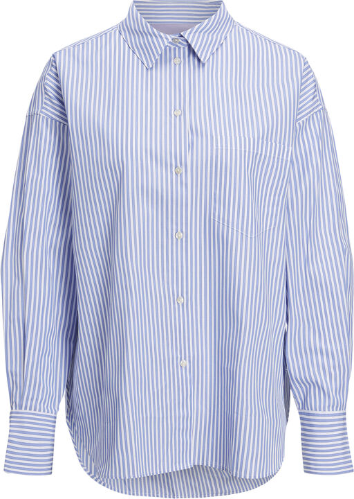 JXJAMIE LS RELAXED POPLIN SHIRT NOO