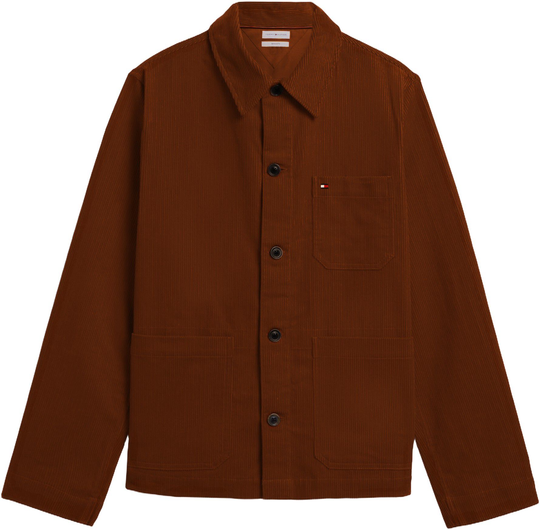 Relaxed Fit Corduroy Chore Shirt Jacket