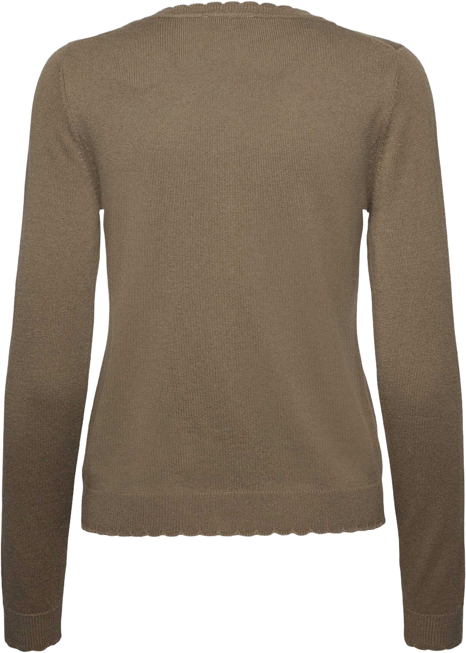 RMWSofia Wool LS Scallop Edge Short Cardigan